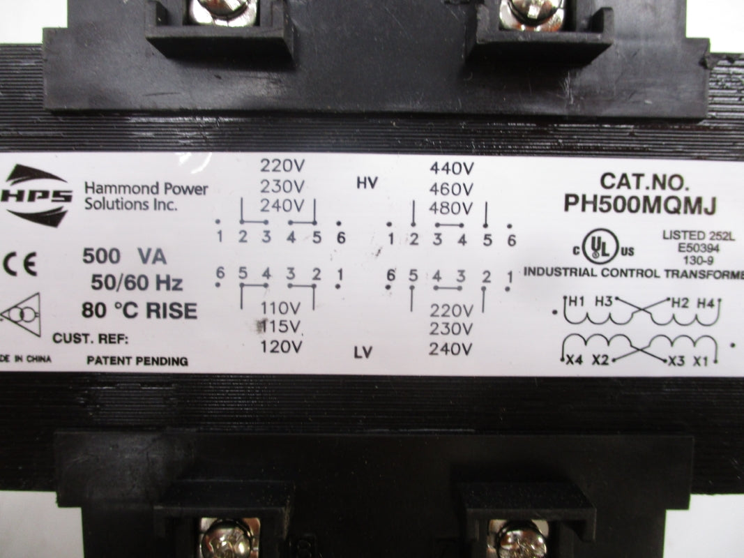 HAMMOND POWER SOLUTIONS PH500MQMJ 480V NSMP