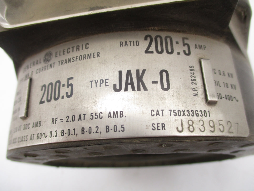 GENERAL ELECTRIC 750X33G301 200:5A UNMP