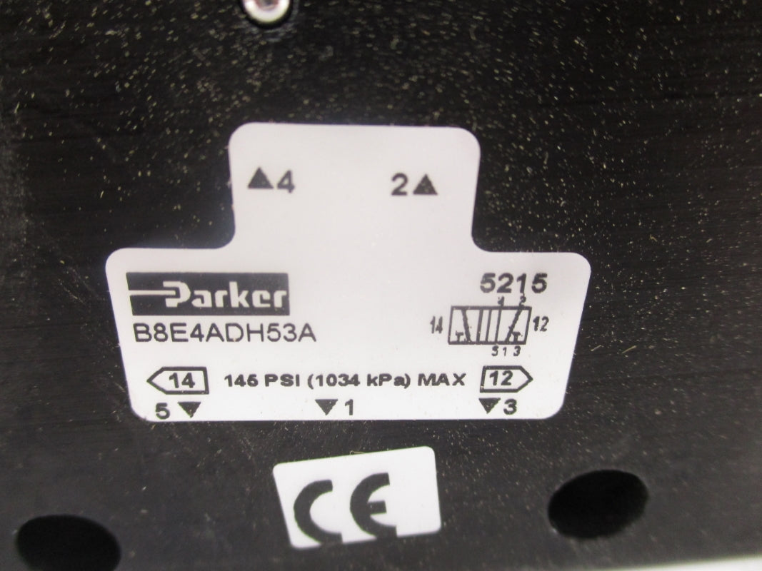 PARKER B8E4ADH53A 120VAC 145PSI NSMP