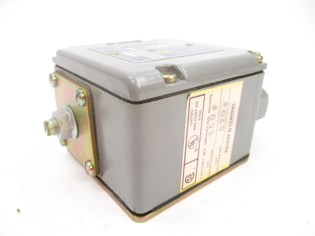 SQUARE D 9012ADW-25 600V 10A 450-570PSI NSMP