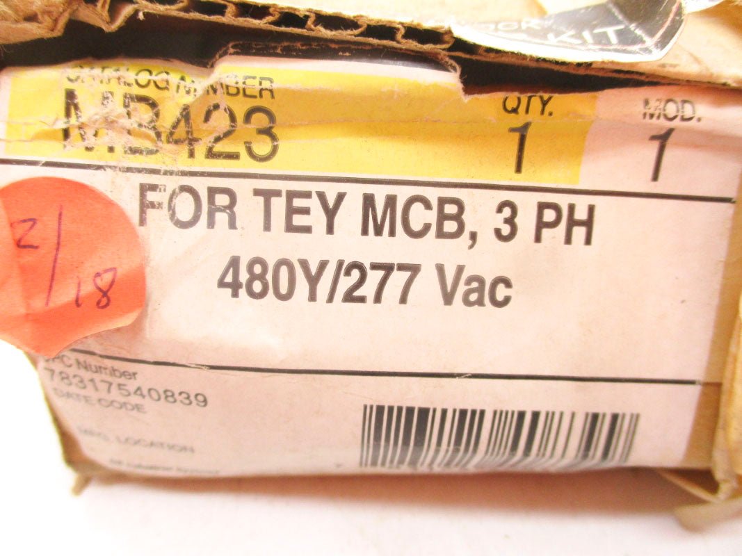 GENERAL ELECTRIC MB423 480VAC NSMP