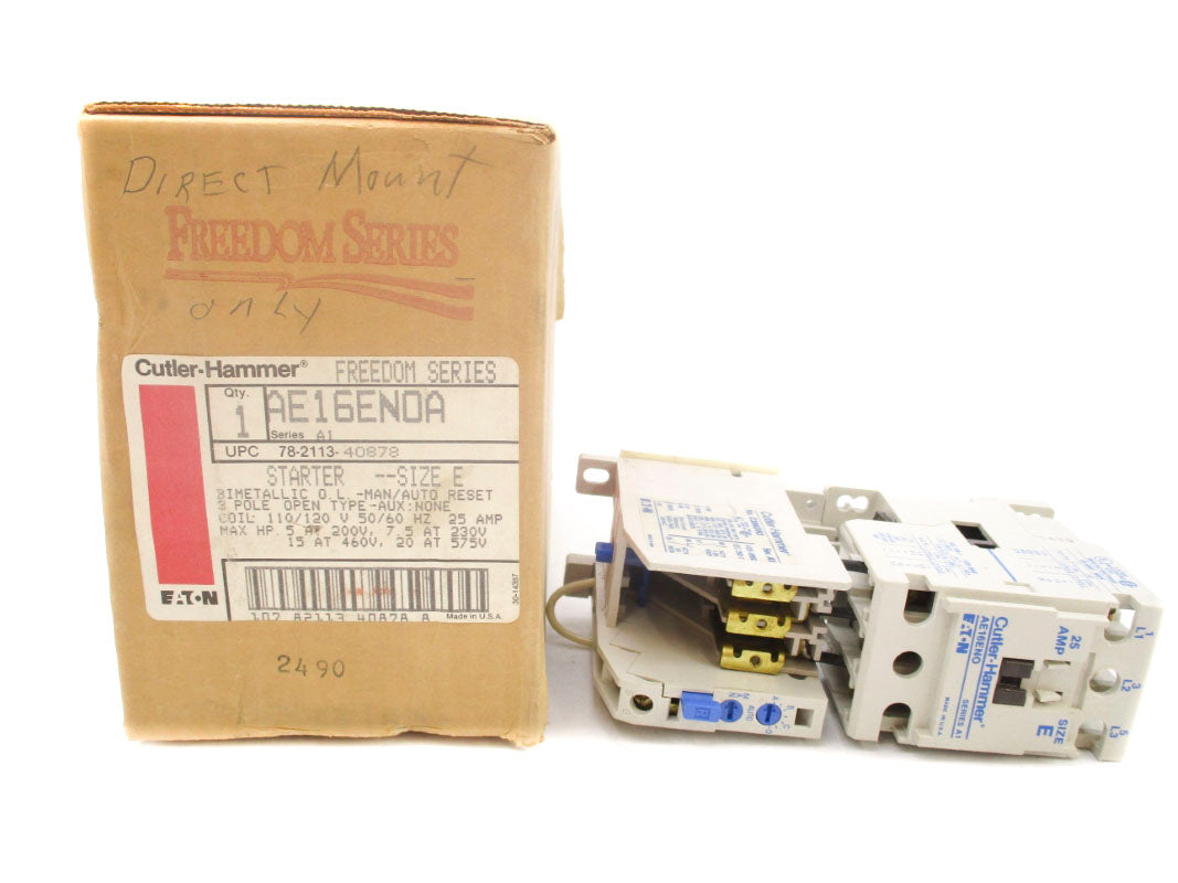 CUTLER HAMMER AE16EN0A SER. A1 120V 25A NSMP