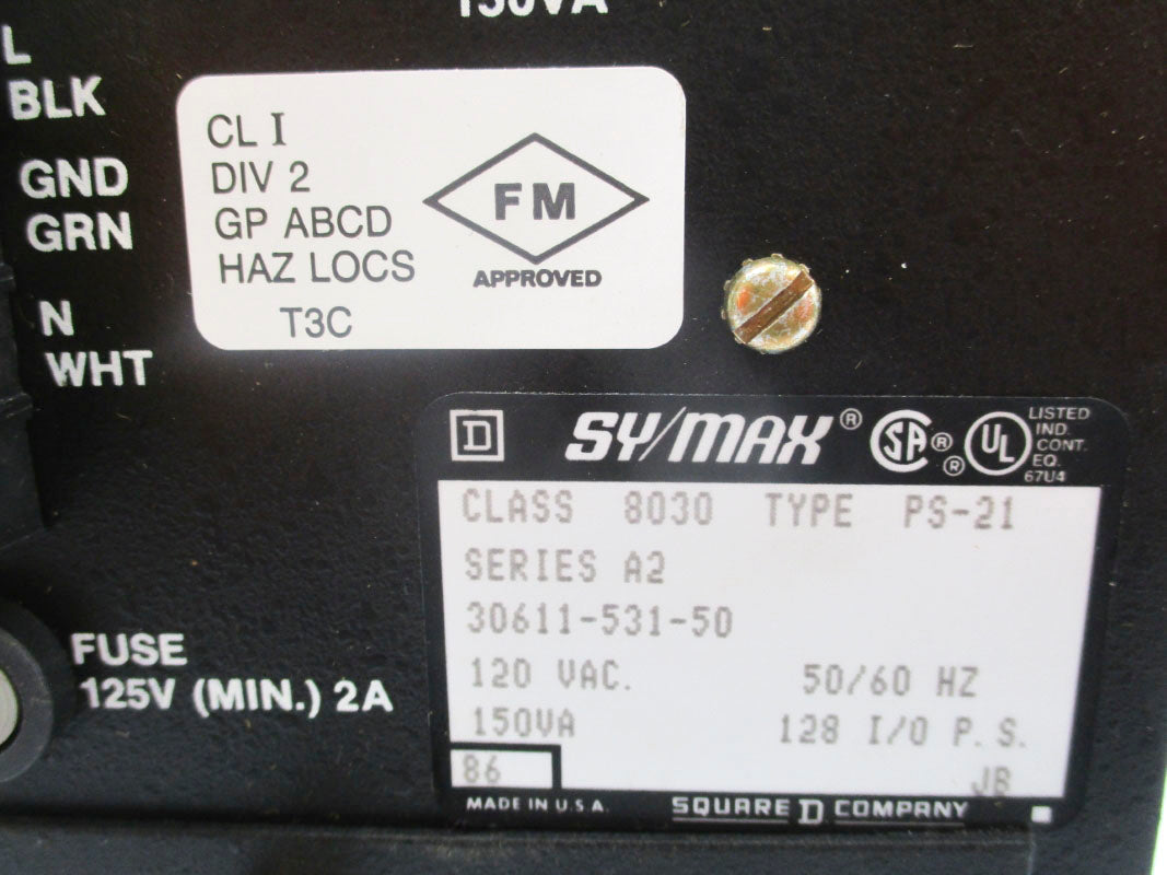 SQUARE D 8030PS21 SER. A2 120VAC NSMP