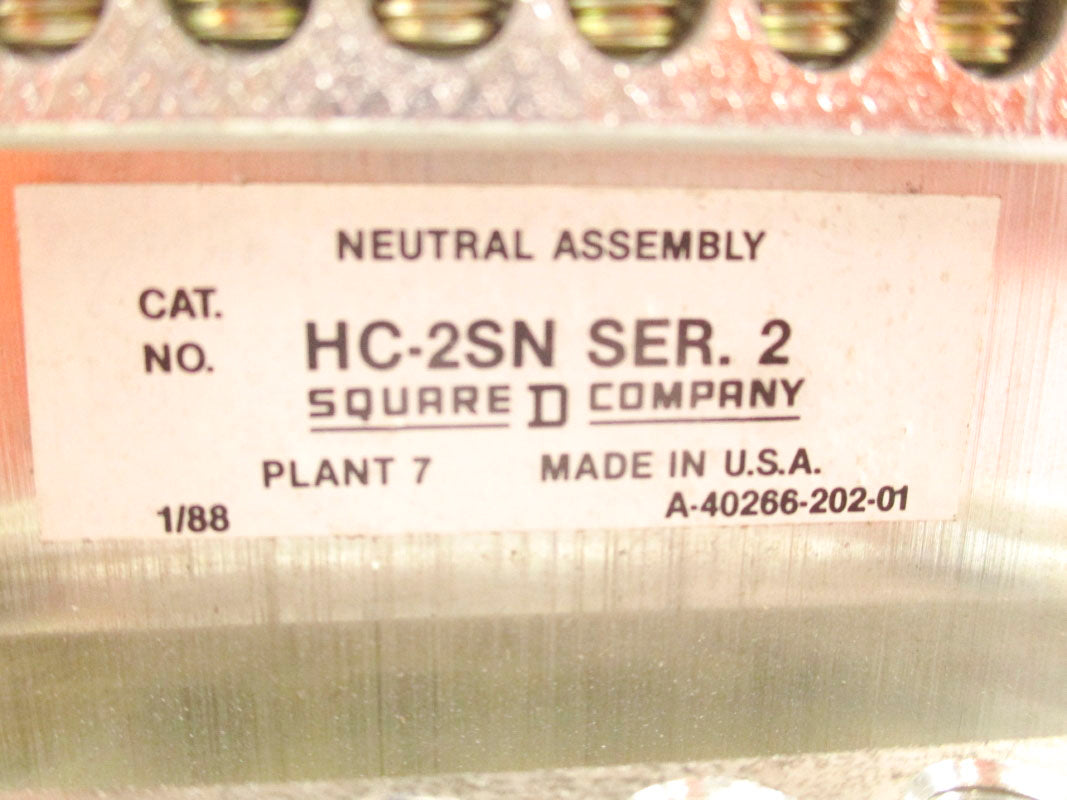 SQUARE D HC2SN SER. 2 NSNP