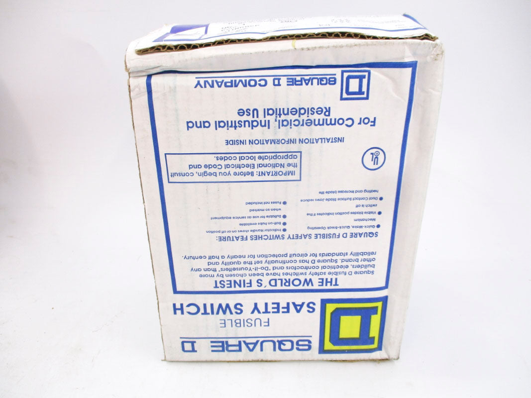 SQUARE D D211NRBCP SER. E02 240V 30A NSFS