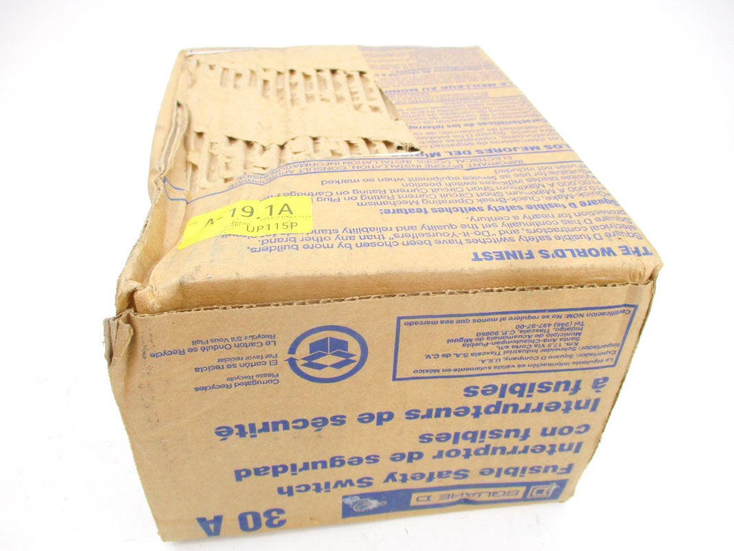 SQUARE D D221NCP SER. E03 240V 30A NSFS
