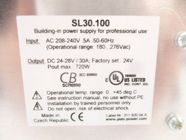 PULS SL30.100 240V 5A NSMP