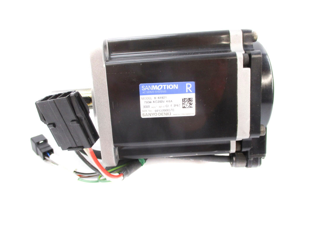 SANYO DENKI X-61921 200VAC 4.6A 3000RPM NSNP