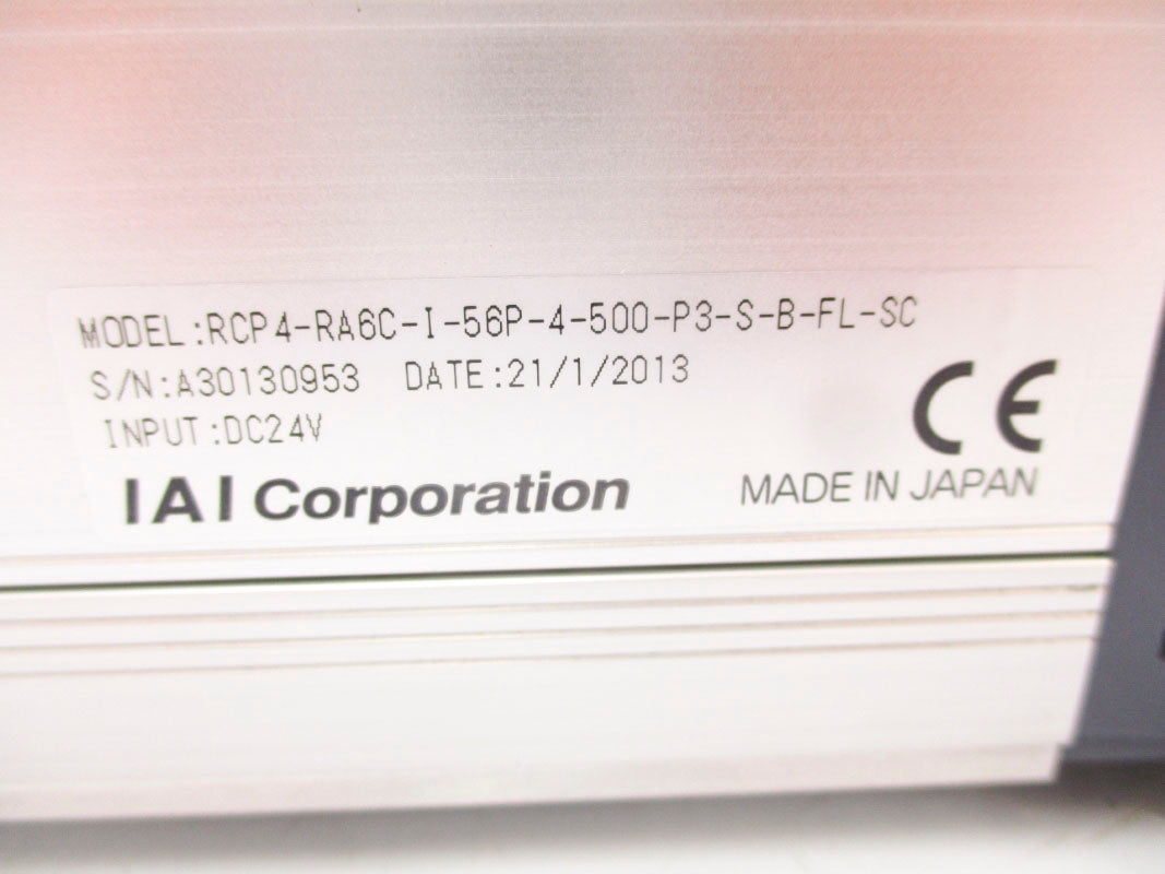 IAI RCP4-RA6C-I-56P-4-500-P3-S-B-FL-SC 24VDC NSNP