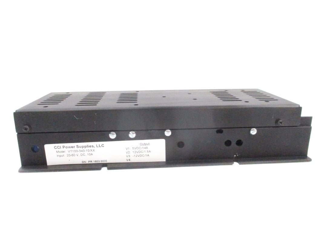 CCI POWER SUPPLIES VT100-343-10/XX 60VDC 10A UNMP