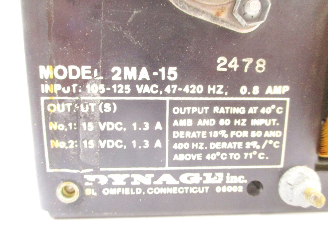 DYNAGE 2MA-15 125VAC 0.8A UNMP