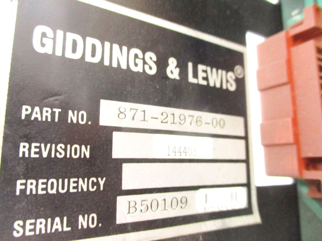 GIDDINGS & LEWIS 871-21976-00 UNMP