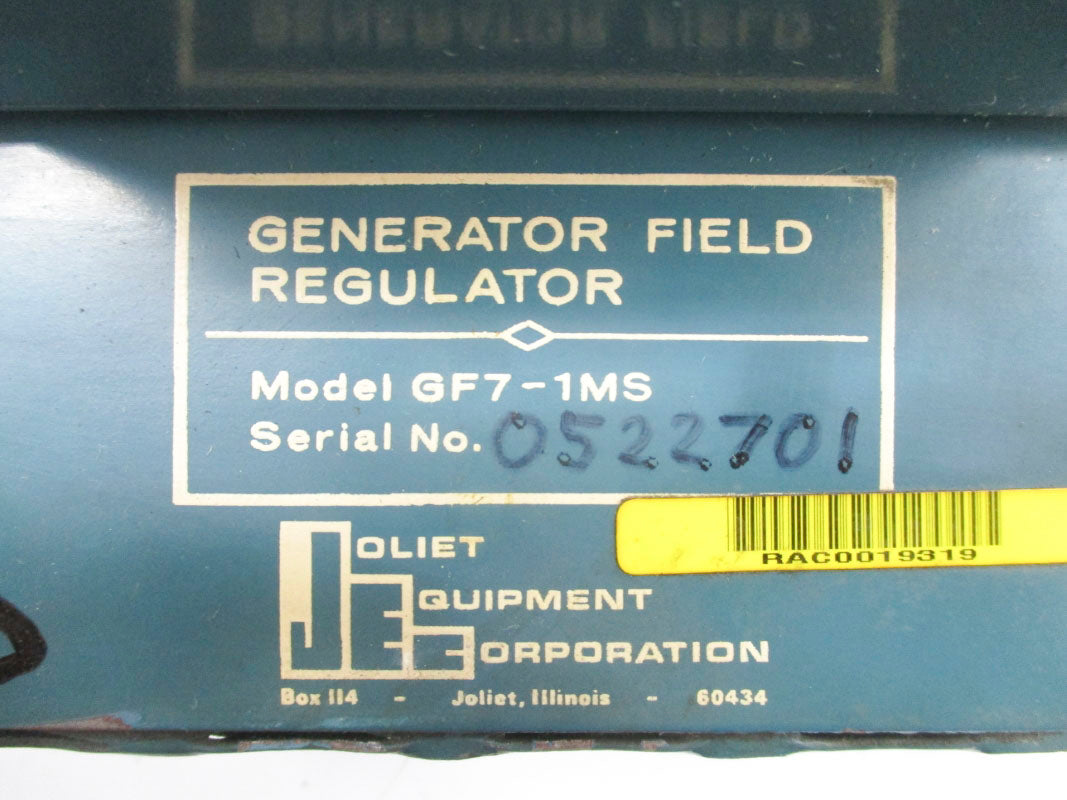 JOILET EQUIPMENT GF7-1MS UNMP