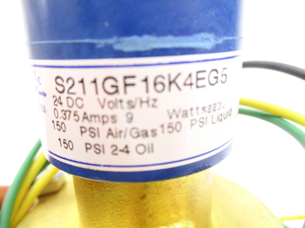GC VALVES S211GF16K4EG5 3/4" 24VDC 150PSI NSMP
