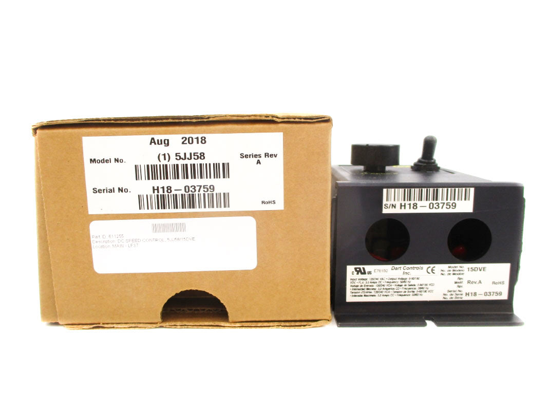 DART CONTROLS 15DVE 5JJ58 SER. A 240VAC 3A NSMP