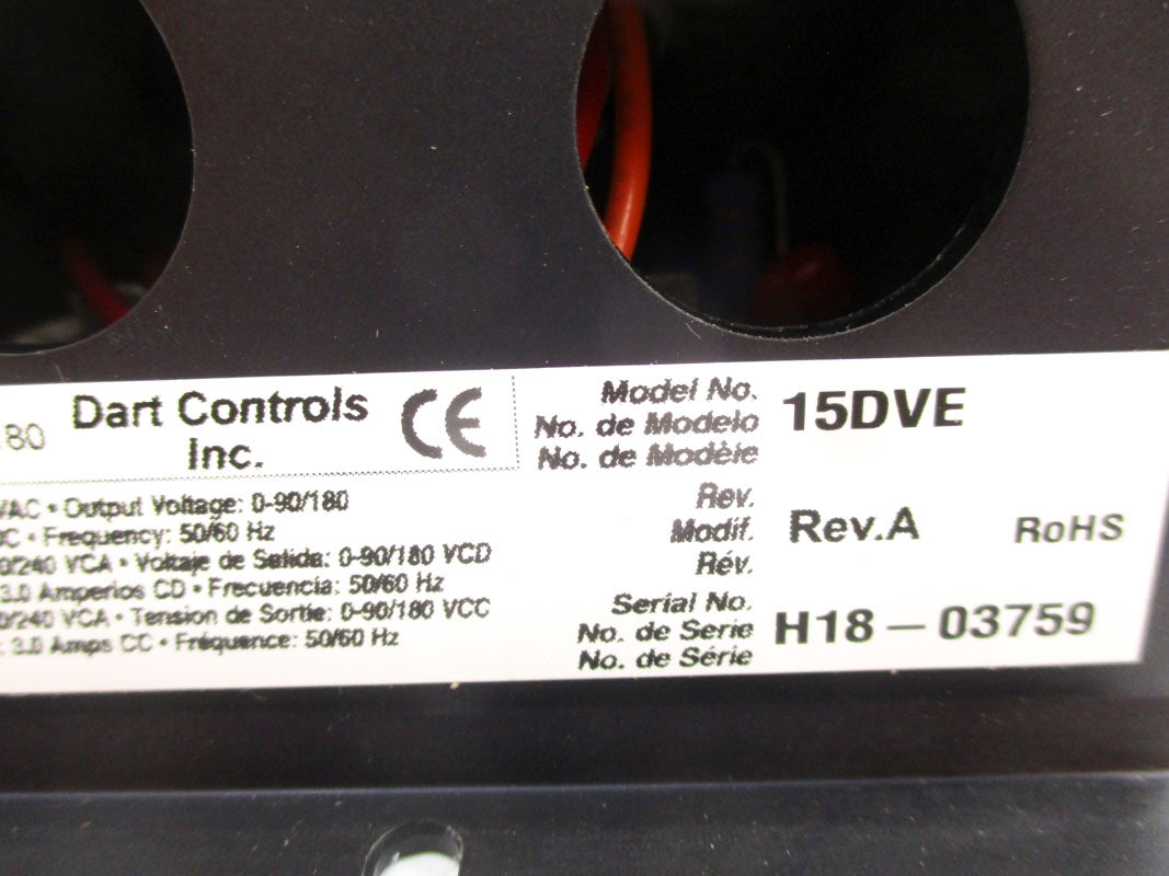 DART CONTROLS 15DVE 5JJ58 SER. A 240VAC 3A NSMP