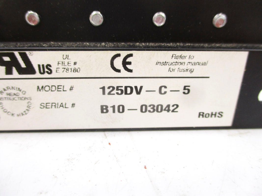DART CONTROLS 125DV-C-5 240VAC 5.5A NSMP