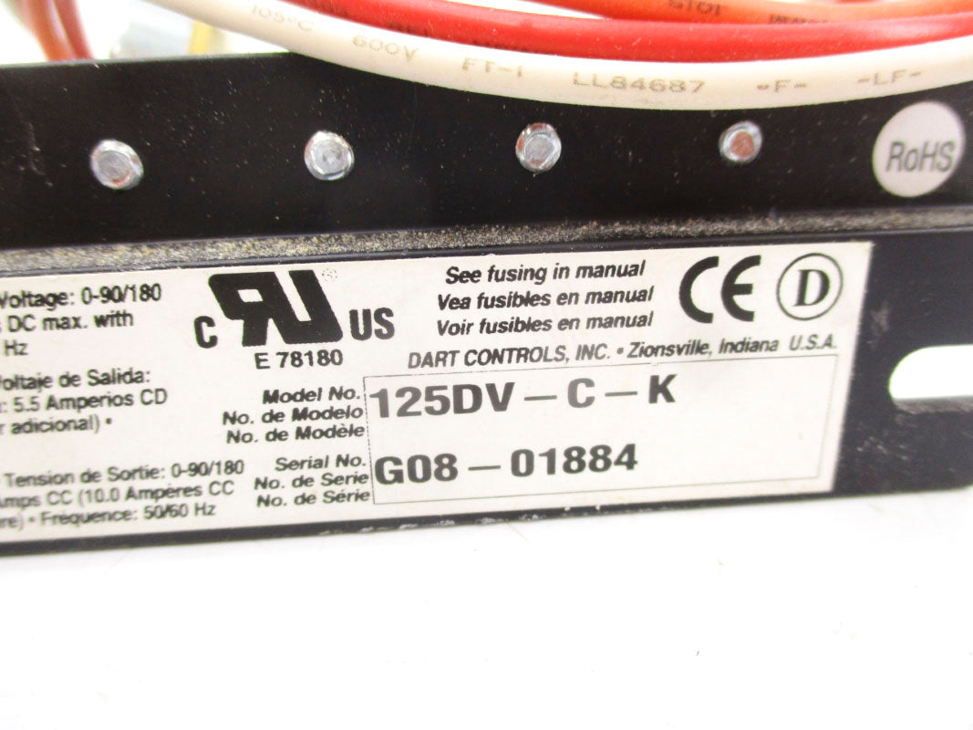 DART CONTROLS 125DV-C-K 25M10 240VAC 5.5A NSMP
