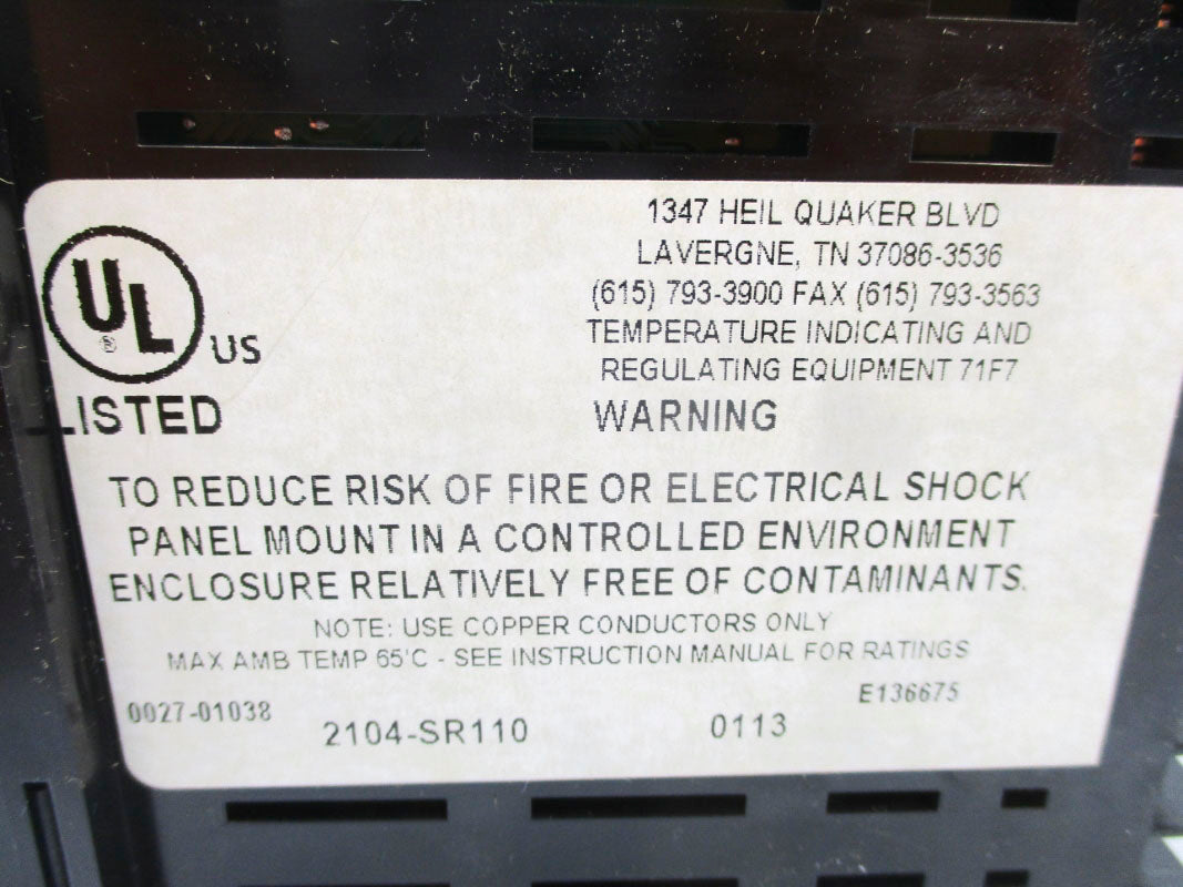 CHROMALOX 2104-SR110 24VDC NSMP