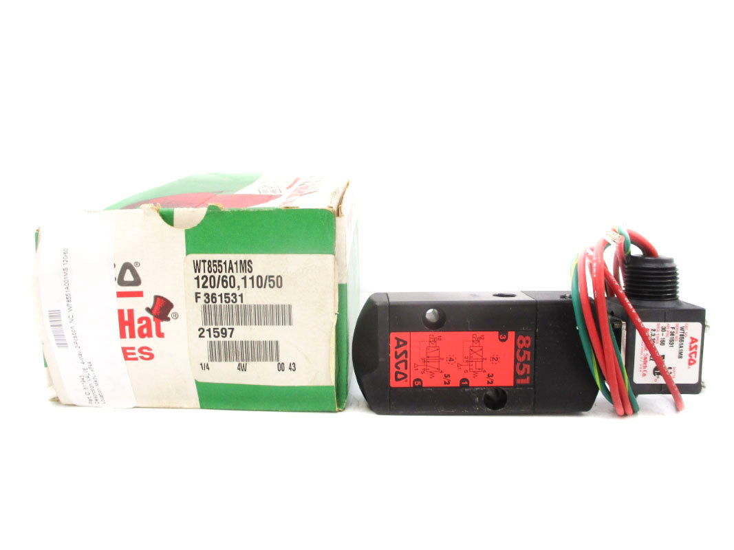 ASCO WT8551A1MS 120V 150PSI NSMP