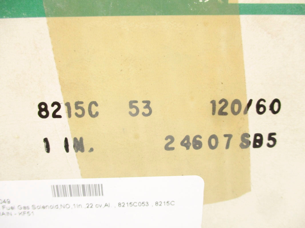 ASCO 8215C53 120V 1" (AS PICTURED) NSMP