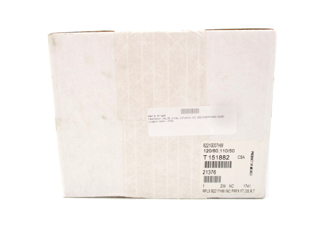 ASCO 8221G007HW 120V NSFS