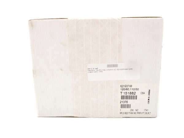 ASCO 8221G007HW 120V NSFS