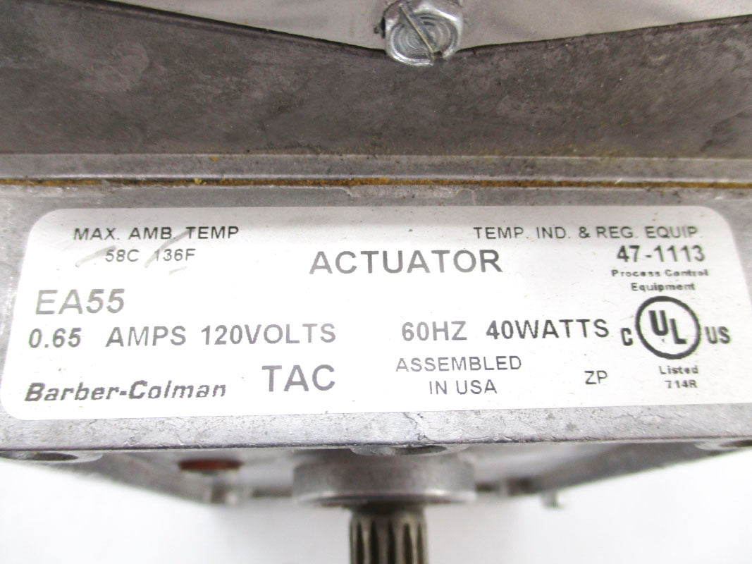 BARBER-COLMAN EA55 120V 0.65A (AS PICTURED) NSNP