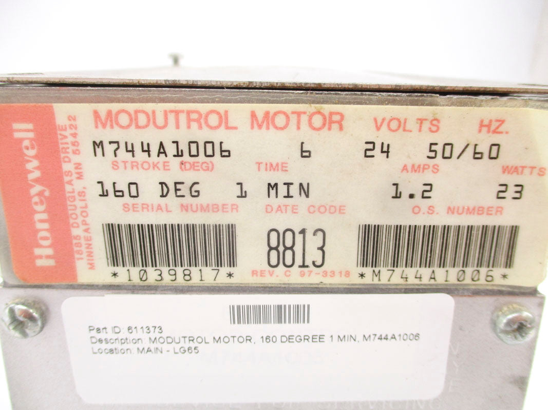 HONEYWELL M744A1006 24V 1.2A NSNP