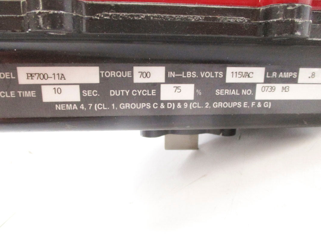 KF CONTROMATICS PF700-11A 115VAC 0.8A NSNP