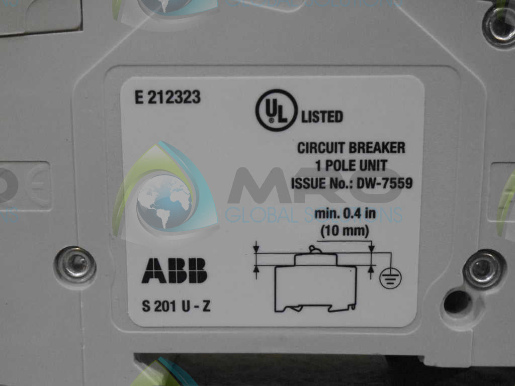 ABB S201U-Z20 CIRCUIT BREAKER 20A *NEW NO BOX*