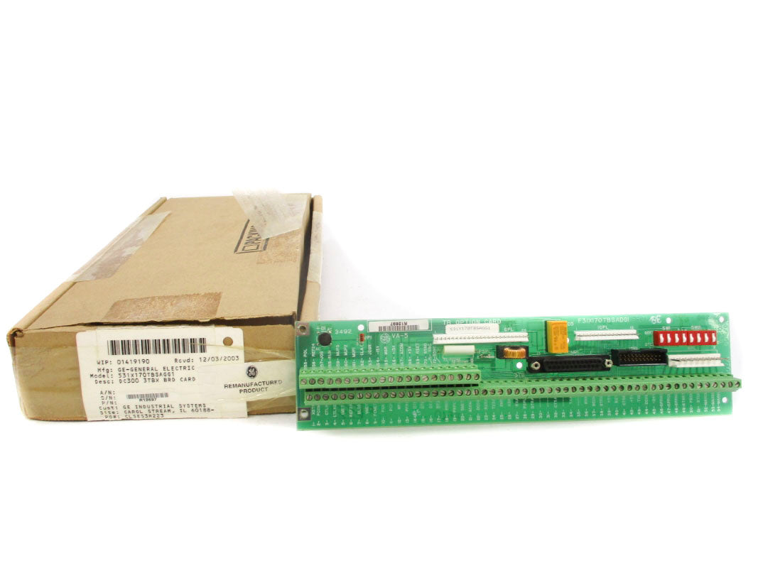 GENERAL ELECTRIC 531X170TBSAGG1 VA-5 REMAN