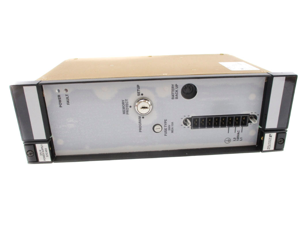 RELIANCE ELECTRIC 57C493 (NO KEY) 120VAC 6.5A UNMP