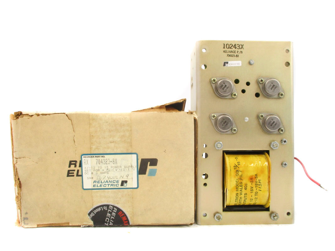 RELIANCE ELECTRIC 704323-8X 15V 3A NSMP