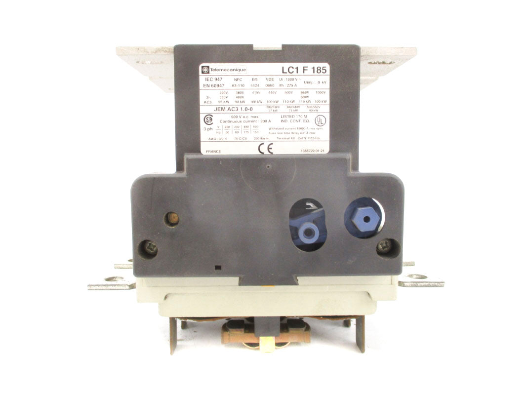 TELEMECANIQUE LC1F185 600VAC 200A (AS PICTURED) NSNP