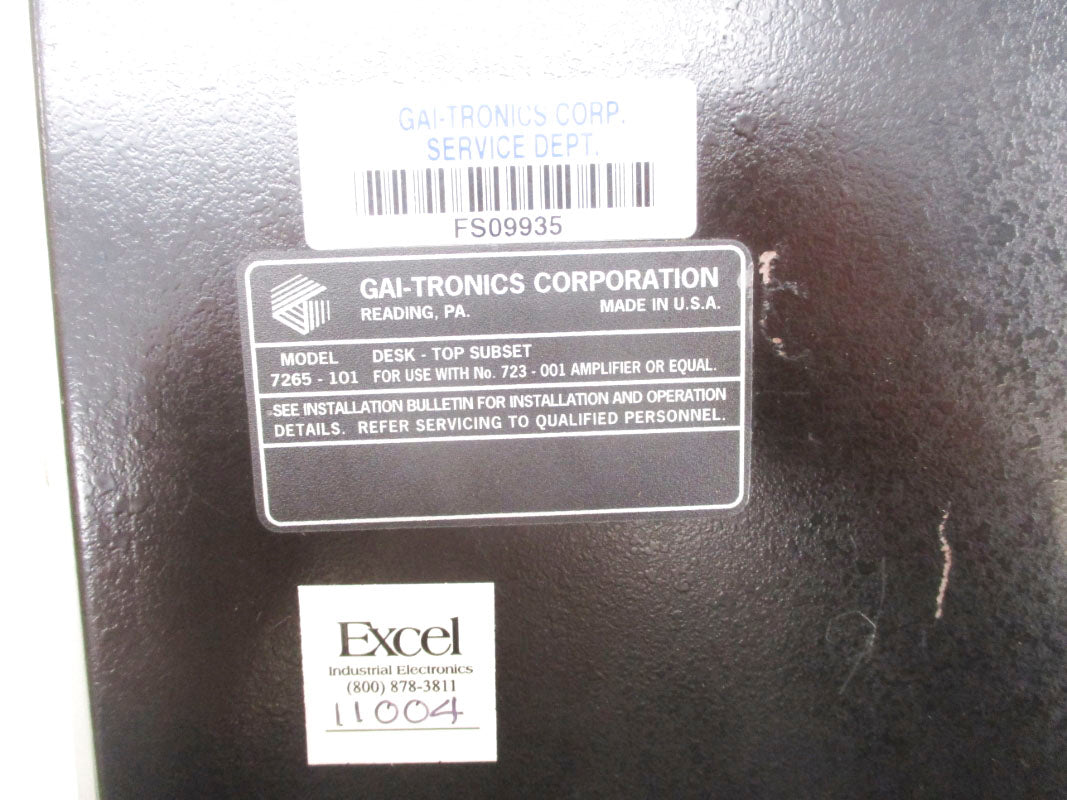 GAI-TRONICS 7265-101 UNMP