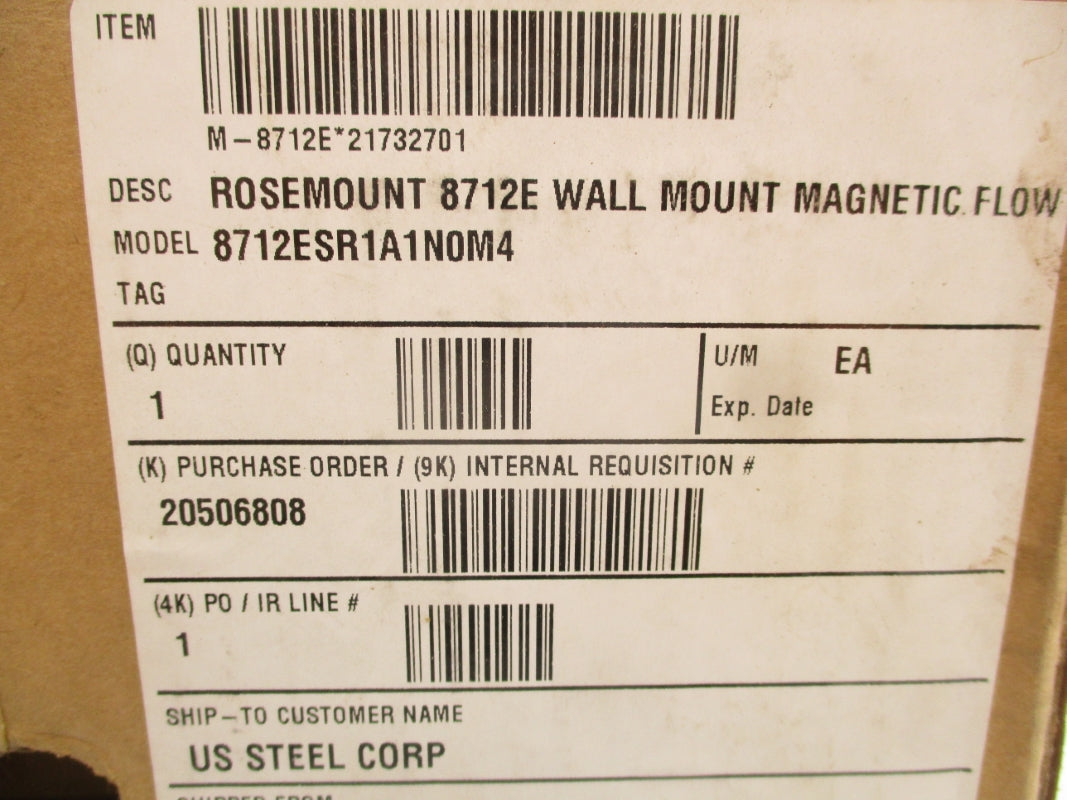 ROSEMOUNT 8712ESR1A1N0M4 NSFS