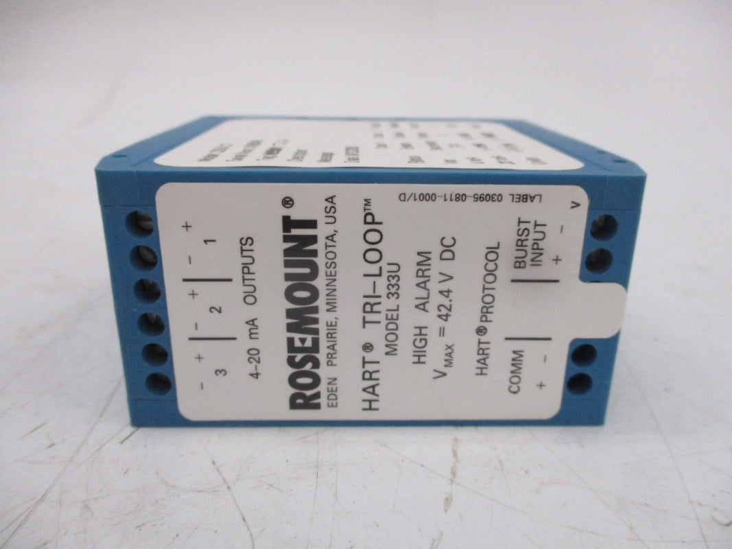 ROSEMOUNT 333UC2 42.4VDC (AS PICTURED) NSMP