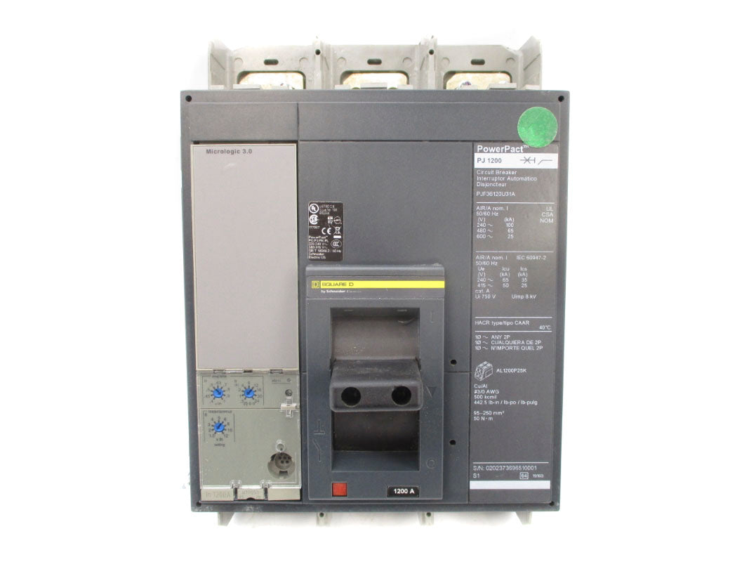 SQUARE D PJF36120U31A 415V 1200A NSNP