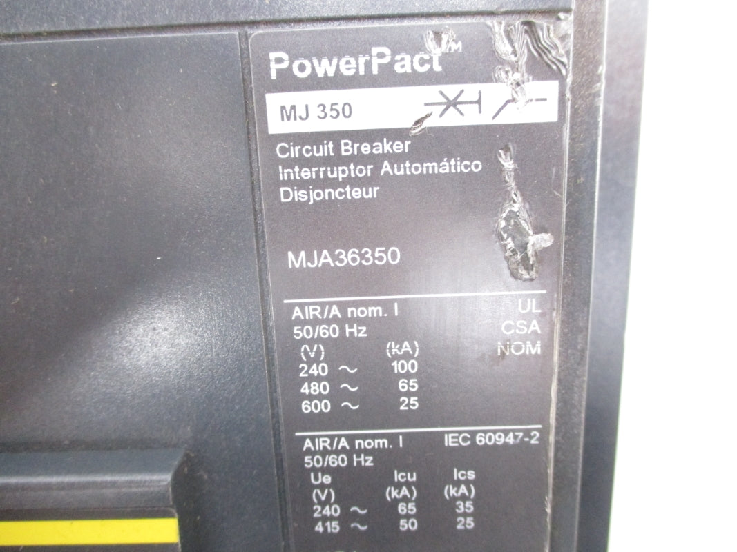 SQUARE D MJA36350 480V 350A NSNP
