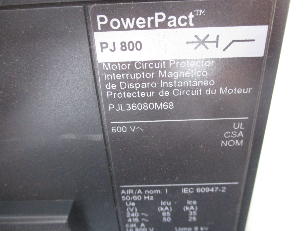 SQUARE D PJL36080M68 600V 800A NSNP