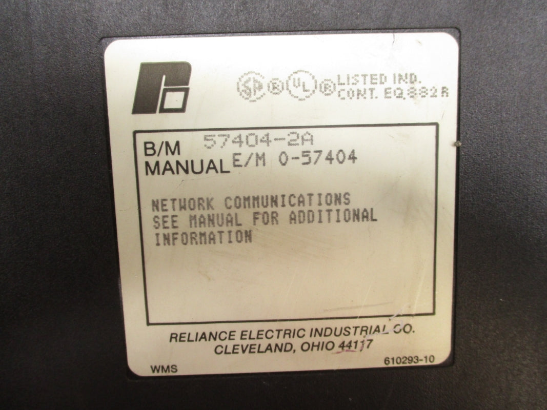 RELIANCE ELECTRIC 57C404A 57404-2A UNMP