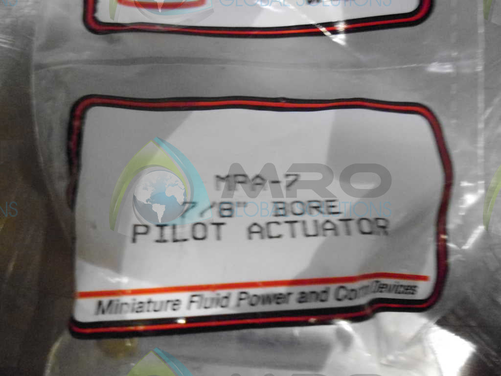 CLIPPARD INSTRUMENT MPA-7 ( 7/8" BORE) PILOT ACTUATOR *NEW IN FACTORY BAG*