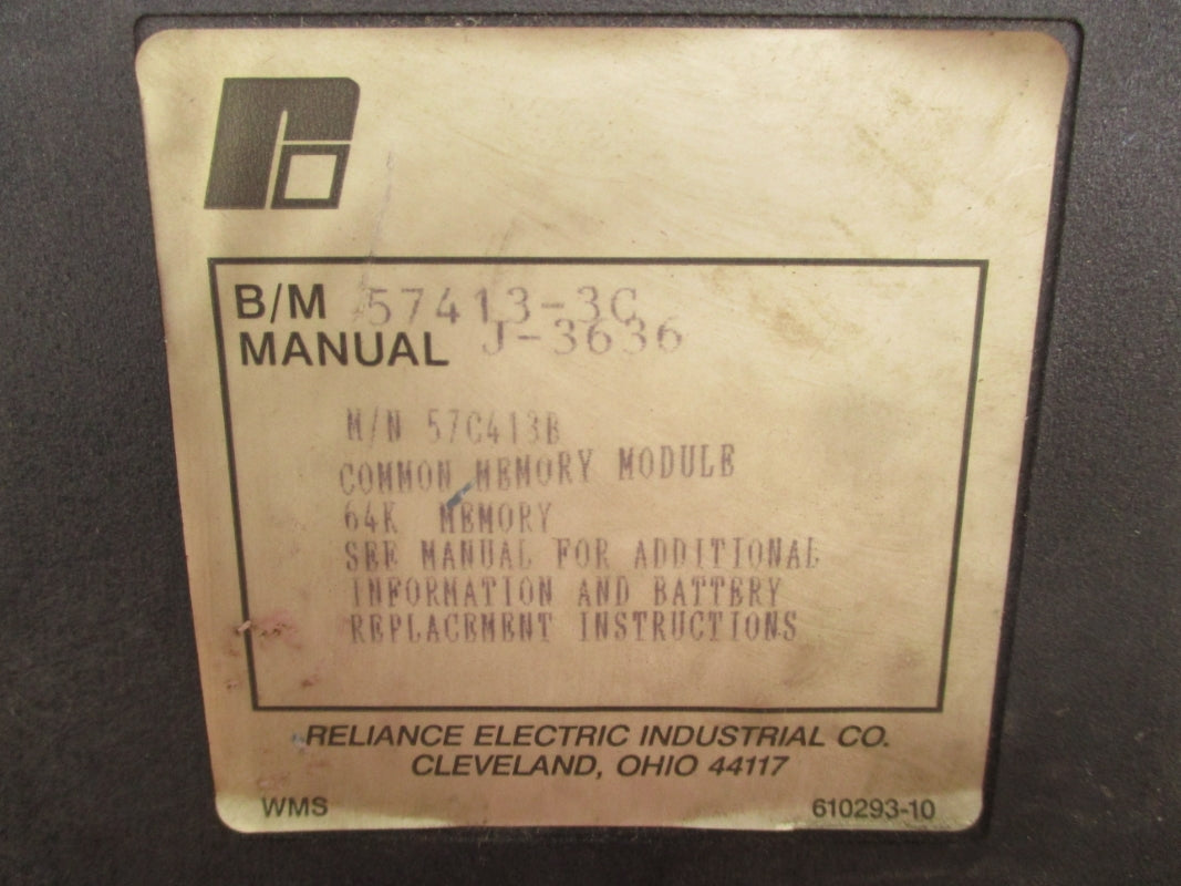 RELIANCE ELECTRIC 57C413B 57413-3C UNMP