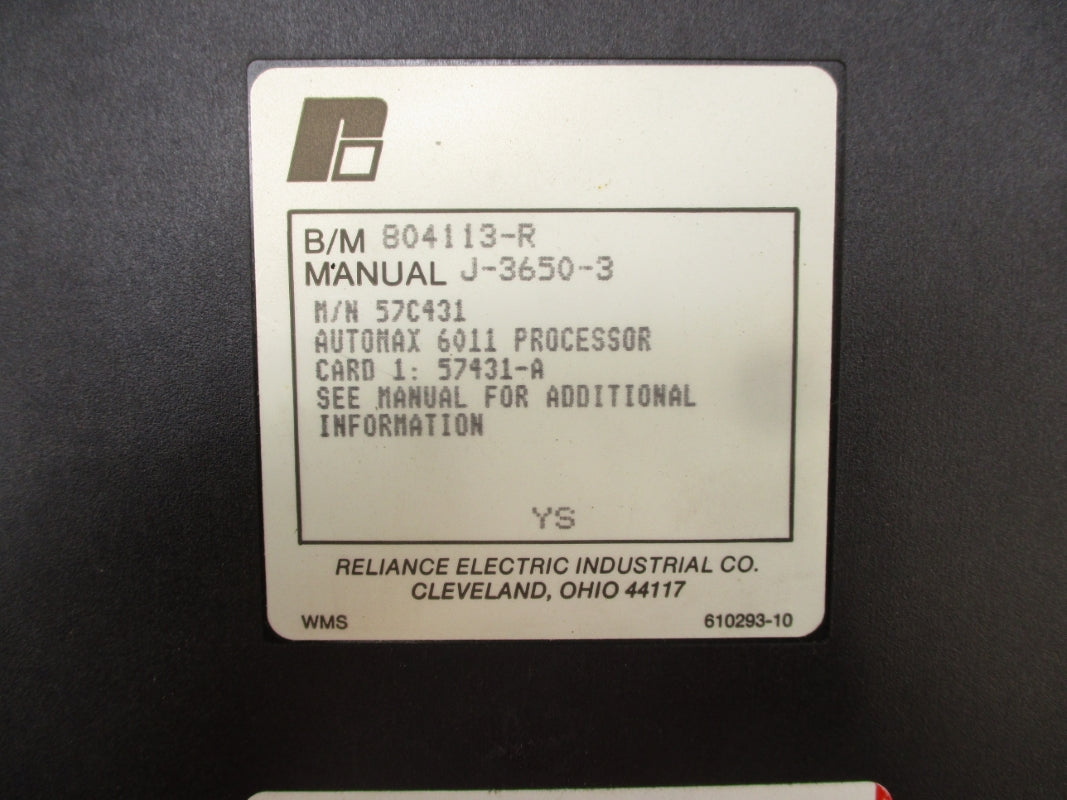 RELIANCE ELECTRIC 57C431 804113-R UNMP