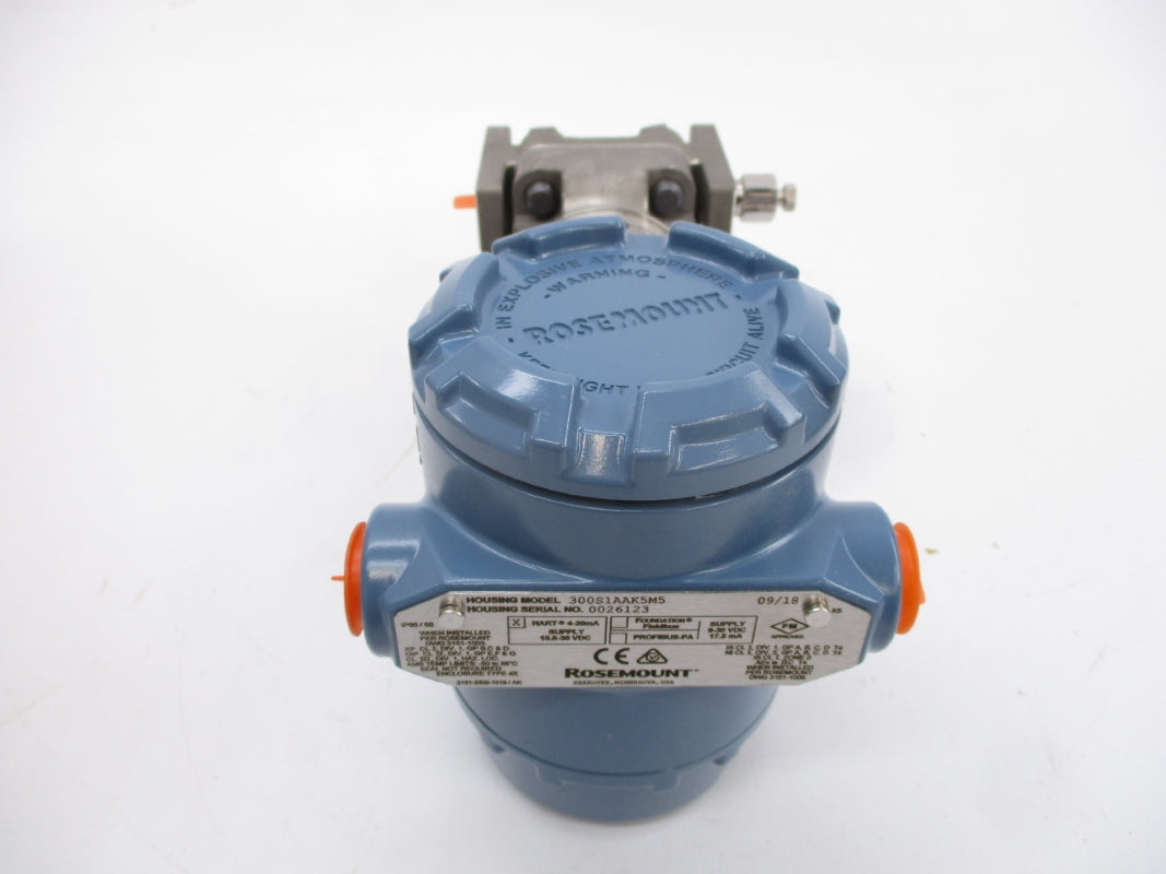 ROSEMOUNT 3051S2CD3A5F15A1ABAD2K5L4M5 10.5-30VDC 3626PSI NSMP