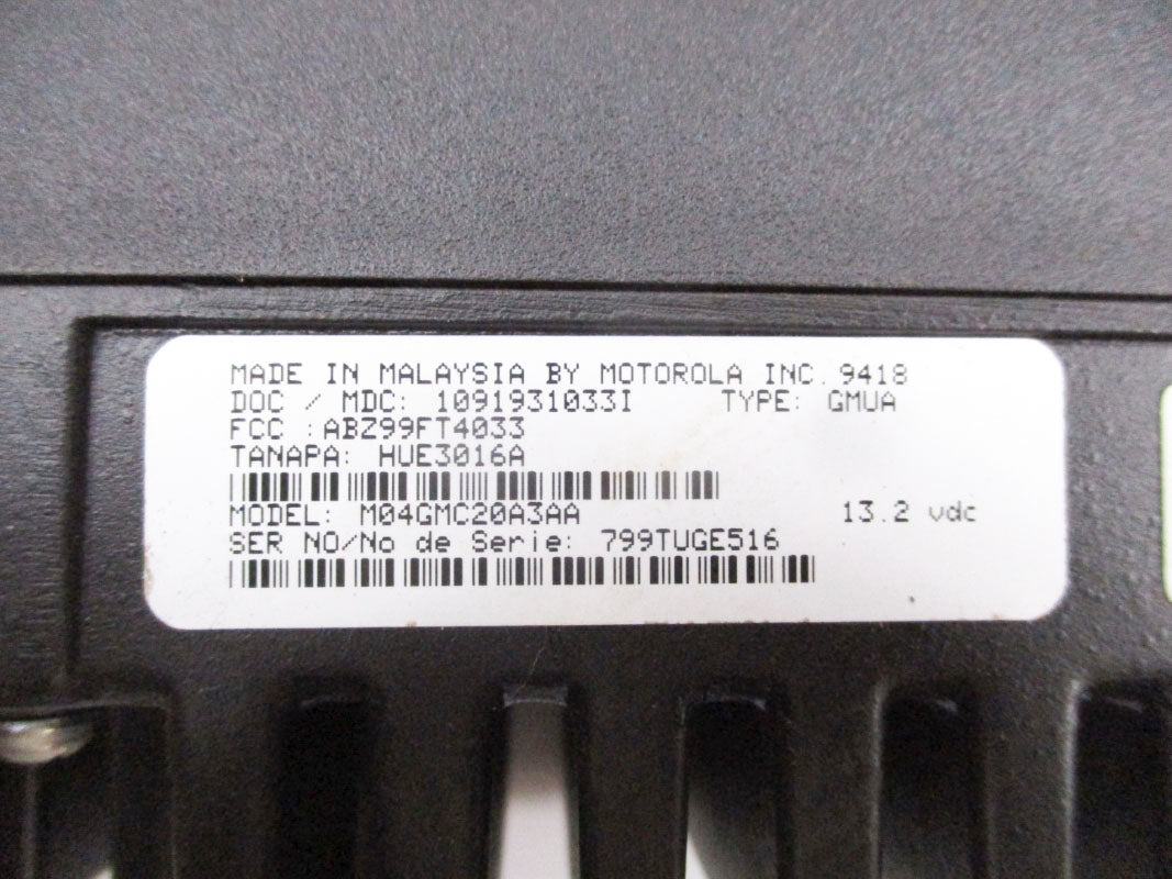 MOTOROLA RADIUS M130 M04GMC20A3AA NSMP