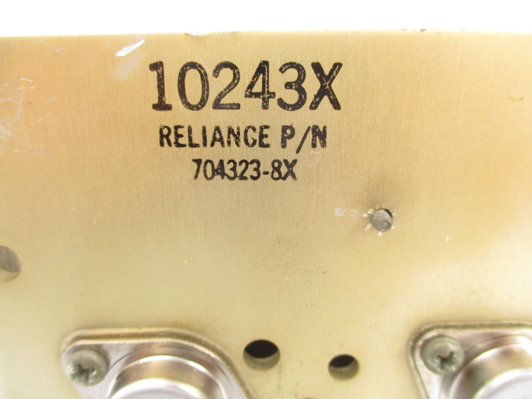 RELIANCE ELECTRIC 704323-8X 15V 3A UNMP