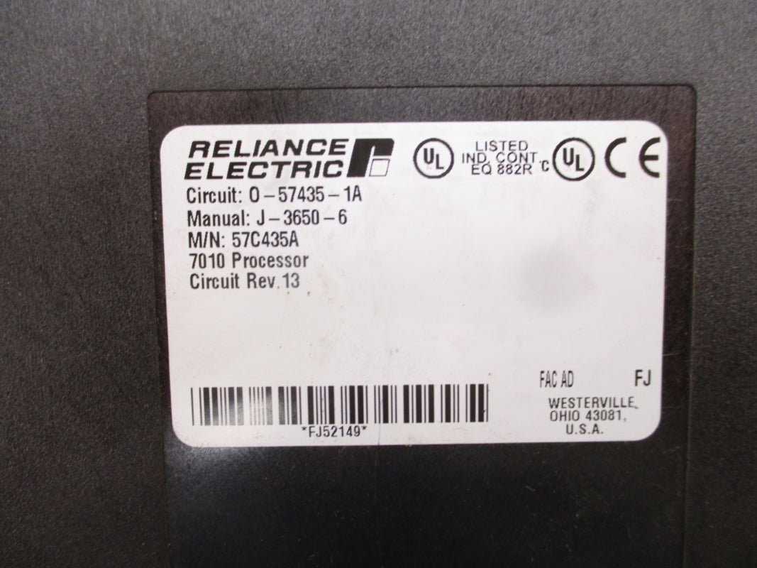 RELIANCE ELECTRIC 57C435A 0-57435-1A UNMP