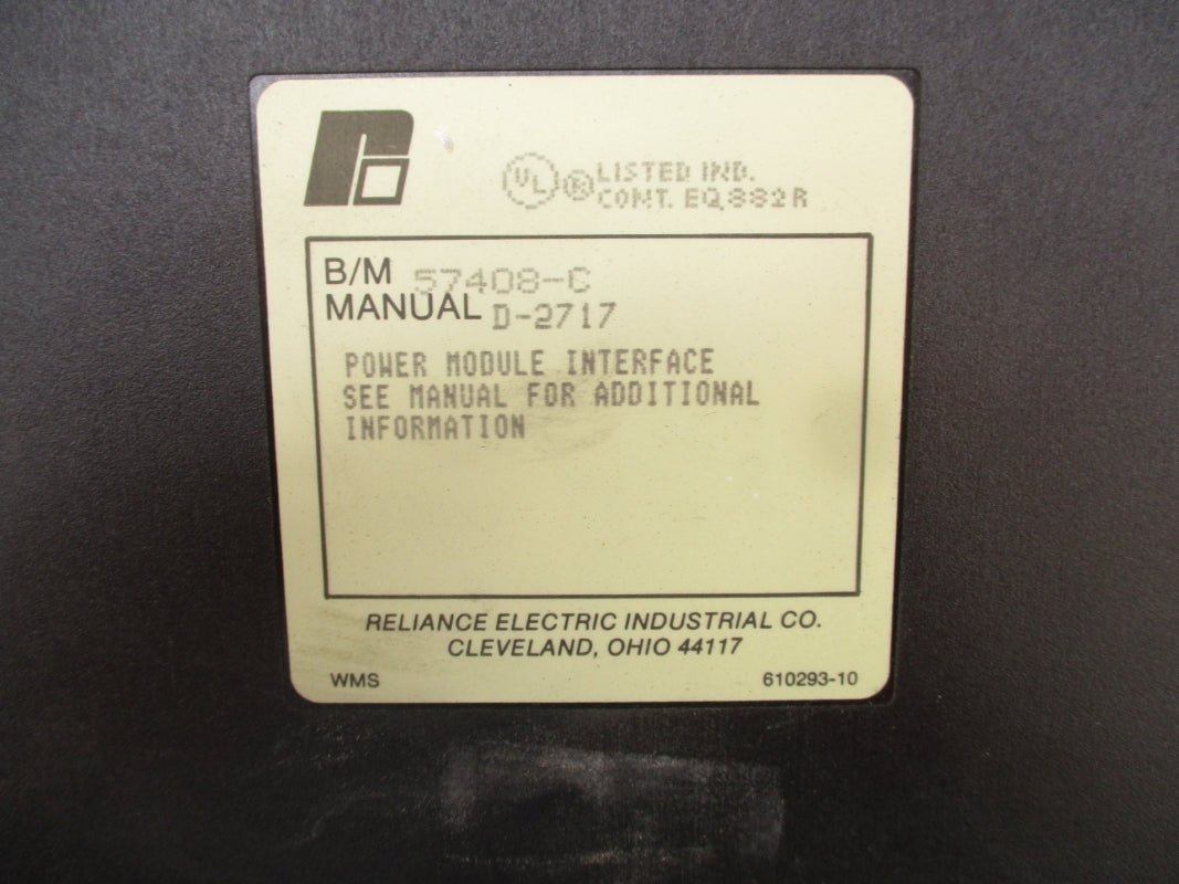 RELIANCE ELECTRIC 57408 57408-1C UNMP
